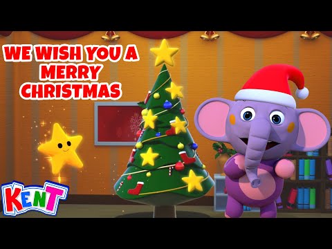 🎄Kent The Elephant | We Wish You A Merry Christmas | Christmas Songs for Kids 🎅🎶