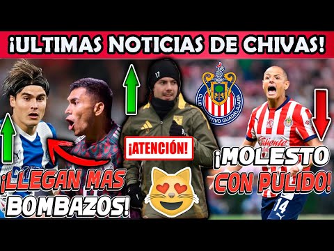 🐐🔥 ULTIMA HORA LLEGAN MAS FICHAJES? CHIVAS ACTIVA EL PLAN B! CHICHARITO MOLESTO Y CORDOVA ES OPCION!