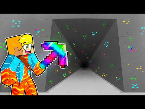 Entrei no Servidor de MINERAR pra FRENTE no Minecraft