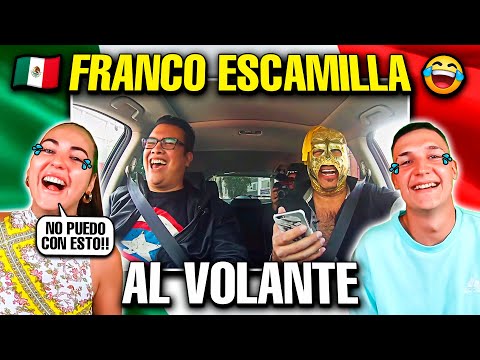 🇪🇸 ESPAÑOLES REACCIONAN a FRANCO ESCAMILLA & ESCORPIÓN DORADO AL VOLANTE 😂🇲🇽 **DESMADRE TOTAL**