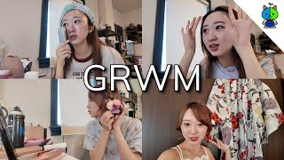 GRWM☀️夏休み！大学の友達と夏祭りに行く準備動画👘【女子大生】