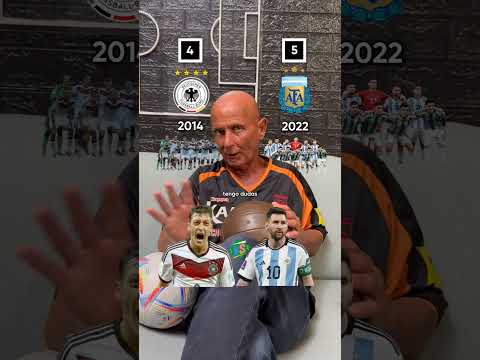Duelo 1 vs 1 entre Alemania 2014 y Argentina 2022, ¿vos qué opinás?