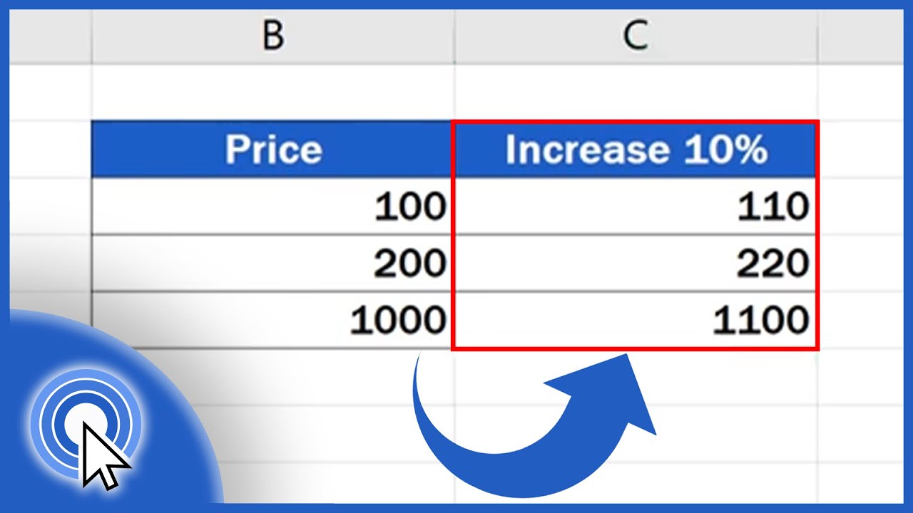 Rate Of Increase Excel