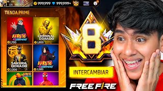 COMPRE TODOS LOS OBJETOS DE LA "TIENDA PRIME" Y ESTO CONSEGUÍ!!😱🤑 Free Fire