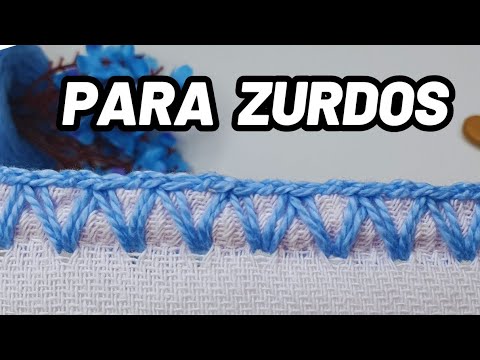 Crochet para Zurdos | Orillas a crochet para Servilletas y Manteles