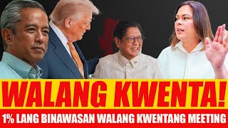BREAKING NEWS! VP SARA NAGSALITA TUNGKOL SA PAGKIKITA NI PBBM AT PRES. DONALD TRUMP