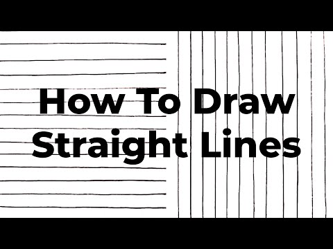 How To Draw Straight Lines Freehand? Architecture...