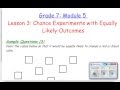 Understanding Chance Experiments and Outcomes