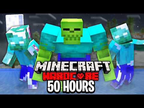 I Survived 50 Hours in a ZOMBIE APOCALYPSE on Hardcore Minecraft!