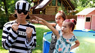 Crazy Policeman and funny adventure with kids👮‍♀️😂pranks#shorts