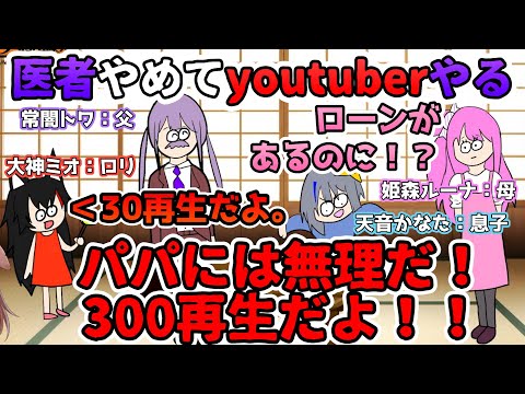 【神回】医者からyoutuberになろうとする父から始まるシャクレ家族の家庭崩壊ｗ【ホロライブ切り抜き/みっころね24/天音かなた/常闇トワ/姫森ルーナ/大神ミオ/戌神ころね/さくらみこ】