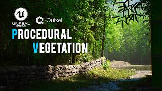 Unreal Engine 5.7.3 render II "PROCEDURAL VEGITATION" II #render #unrealengine5.6.1 #megascans