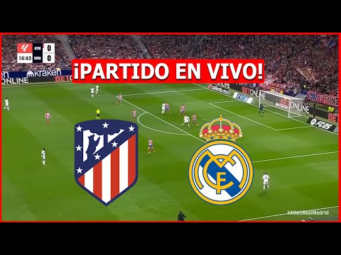 🔴 ATLETICO MADRID vs REAL MADRID EN VIVO ⚽ JUEGA MBAPPE 🔥 LA LIGA ESPAÑOLA