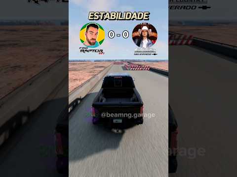 Barone vs Ana Castela, Ford F-150 Raptor vs Chevrolet Silverado! #car #simulado #barone #anacastela