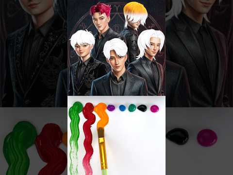 K-Pop Demon Hunters Choose the Right Hair Color 😱✨ #kpop