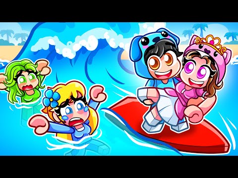Omz Plays Swim To Save Princess With MY CRAZY FAN GIRLS…