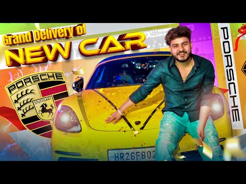 My Porsche Grand Delivery | ROYAL VISION || ELVISH YADAV CAR ?? #HR26FB0222  @TheSocialFactory