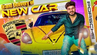 My Porsche Grand Delivery | ROYAL VISION || ELVISH YADAV CAR ?? #HR26FB0222  @TheSocialFactory