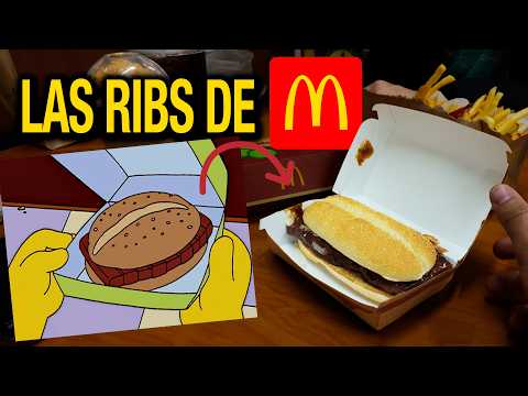 PROBÉ LAS FAMOSAS RIBS DE MC DONALDS