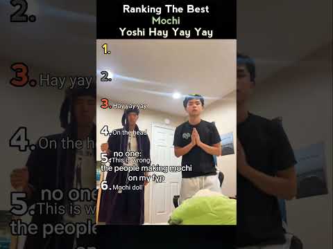 Ranking The Best Mochi Yoshi Hay Yay Yay #shortsviral #usa