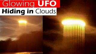 100% Alien Tech: Huge UFO lights up clouds with dazzling light