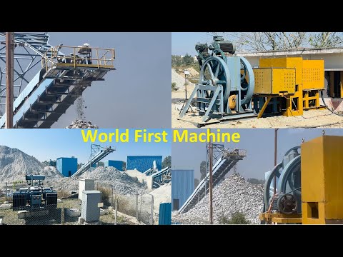 World first power saving device at stone Crusher - World first Flywheel Technology stone crushing