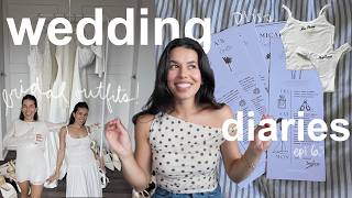 Wedding Diaries 🕊️ bridal haul, suit shopping, + planning tips from a type A bride