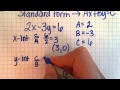 Converting Linear Forms: Standard to Point-Slope and Slope-Intercept