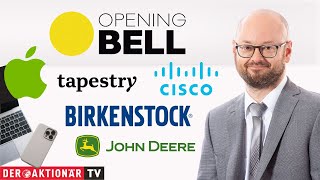 Apples Pläne für Roboter und KI-Offensive - Cisco Systems, Deere, Birkenstock, Tapestry, Apple