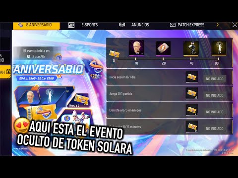 LLEGO el INTERCAMBIO TOKEN SOLARA INFINITO OCULTO en FF LATAM GRATIS 😳 *ticket solara infinito*