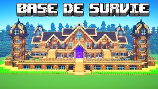 BASE DE SURVIE GEANTE !! TUTO MINECRAFT 1/2