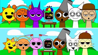Incredibox Sprunki Original vs Opposite Gender #sprunki #incredibox #sprunkisong