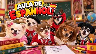 NOSSA PRIMEIRA AULA DE ESPANHOL VIROU UM CAOS! 😅
