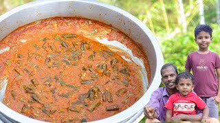 സ്വാദിഷ്ടമായ വെണ്ടയ്ക്ക മസാല 10 മിനിട്ട് കൊണ്ട് തയാറാക്കാം.....Okra Masala