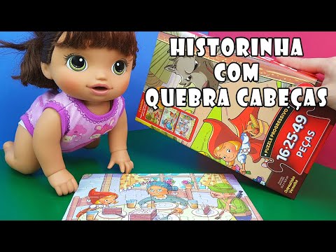 Historinha Da Chapauzinho Vermelho Com Quebra Cabeça