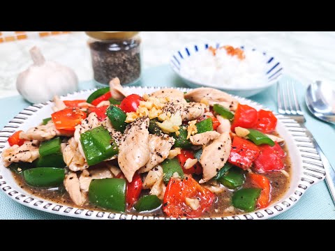 Stir Fry Black Pepper Chicken Recipe