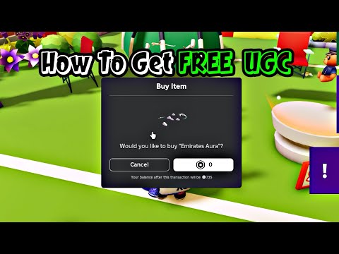 How To Get Free UGC in Wimble World Tennis PLAYER CARDS Roblox!