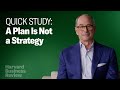 Understanding Strategy vs. Planning
