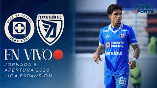 EN VIVO 🔴 Cruz Azul Hidalgo vs Tepatitlán FC | Liga Expansión | Jornada 6 | AP26