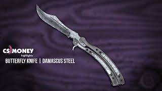 Butterfly Knife Damascus Steel Gameplay
