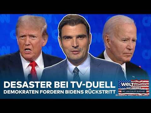 USA: Debakel bei TV-Duell mit Trump! Panik bei Demokraten - Forderung nach Rücktritt von Biden