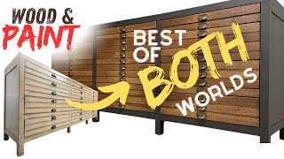 12 Upscale Wood + Paint Furniture Makeovers | Two-Tone Flip Design Ideas