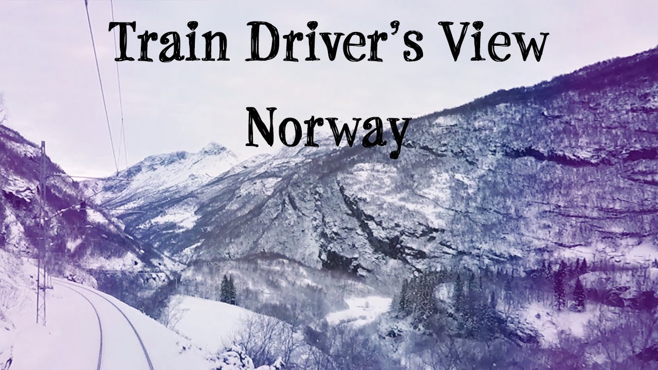 TRAIN DRIVER'S VIEW: Winter Wonderland from Myrdal to Flam - RailCowGirl