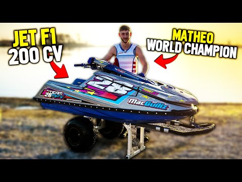 Prototype JET SKI F1 à 35 000€ ! (Mathéo PICHON champion du monde🏆 )