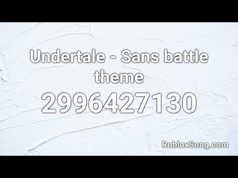 Sans Code Id Roblox 07 2021 - undertale music id for roblox