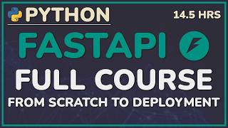 Python FastAPI Tutorial: Full Course for Beginners - Build a Full-Stack Web App