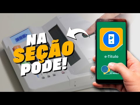 Pode levar o celular para a seção eleitoral
