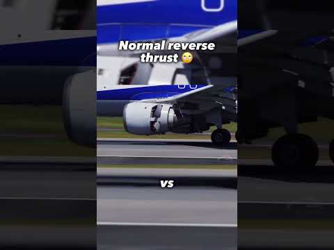 Target thrust reversers 😳😮‍💨 - #avgeeks #planes #aviation #flight #airline #pilot