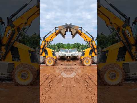 JCB LOADER SUPER WORKING 💥💯💥#tractor #jcb #excavator #truck #bulldozer
