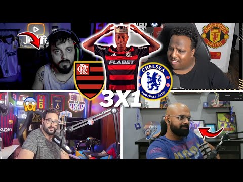 REAÇÃO DOS EUROPEUS CHOCADOS COM O FUTEBOL DO MENGÃO! FLAMENGO 3 X 1 CHELSEA | MUNDIAL DE CLUBES